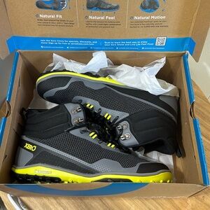 Xero Shoes Scrambler Mid Steel Gray Brand New in Box Size 10 Mens